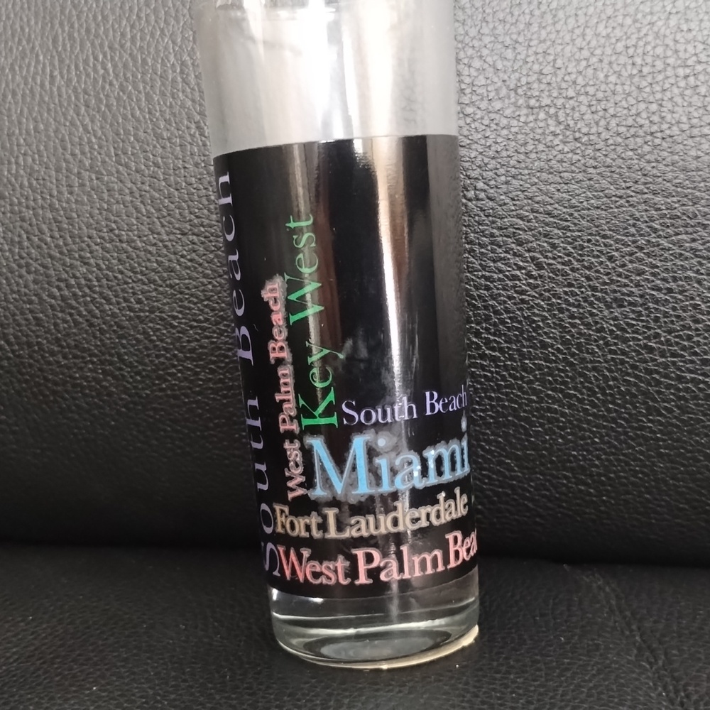 Colorful Miami Themed Party Bottle